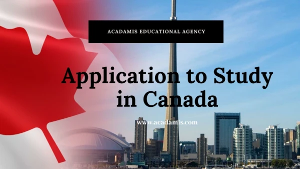 Application to Study in Canada