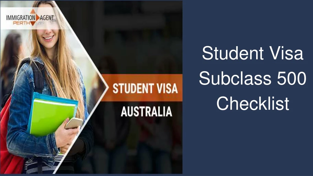 student visa subclass 500 checklist