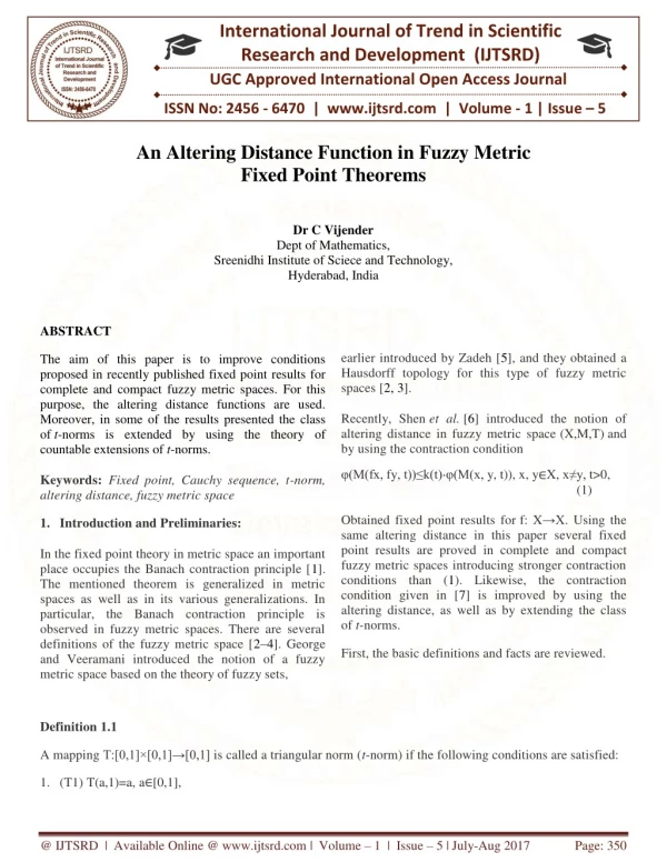 An Altering Distance Function in Fuzzy Metric Fixed Point Theorems