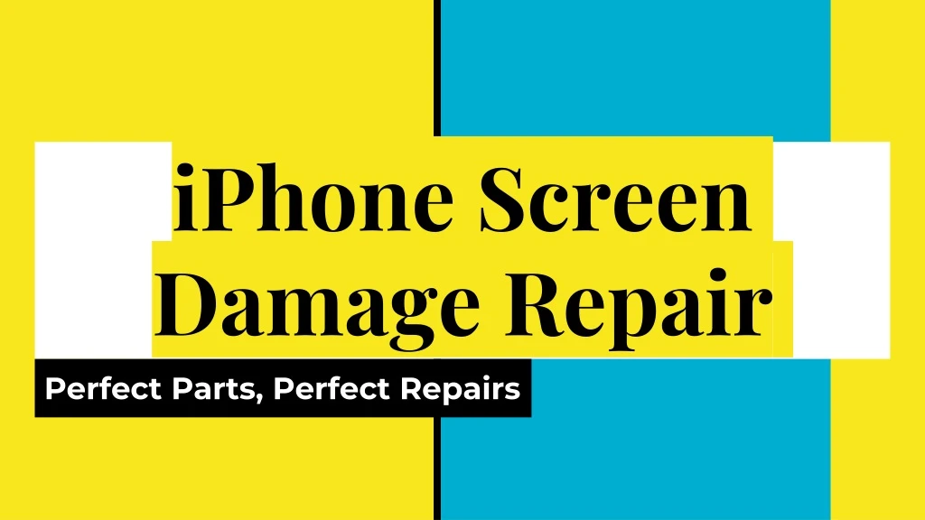 iphone screen damage repair