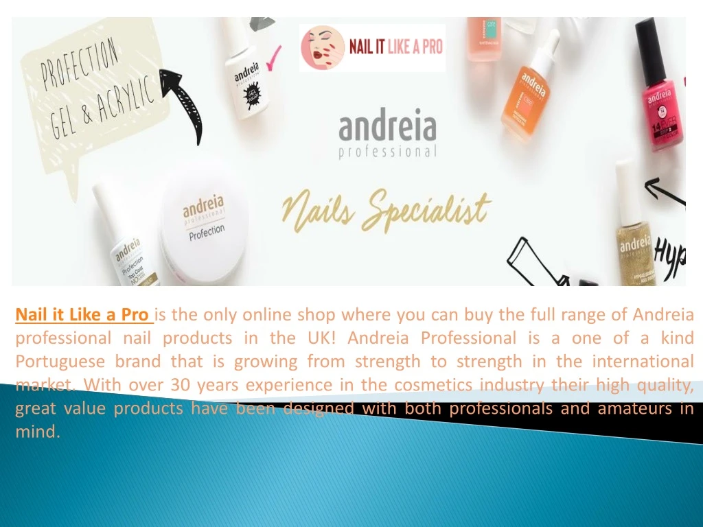 nail it like a pro is the only online shop where