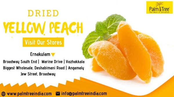 Natural Dried Yellow Peaches For Sale!