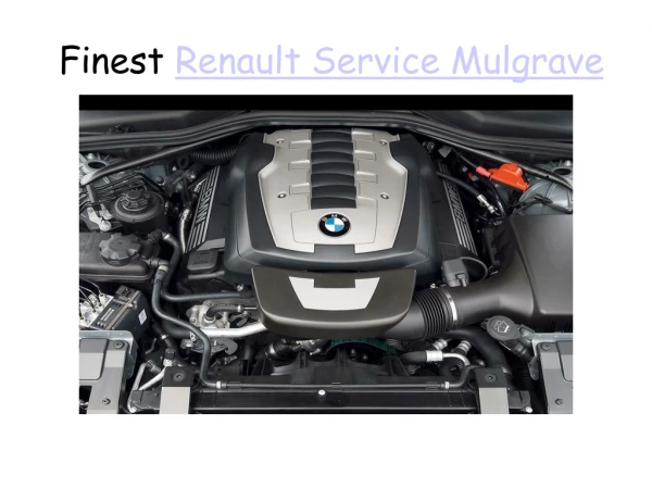 Renault Service Mulgrave