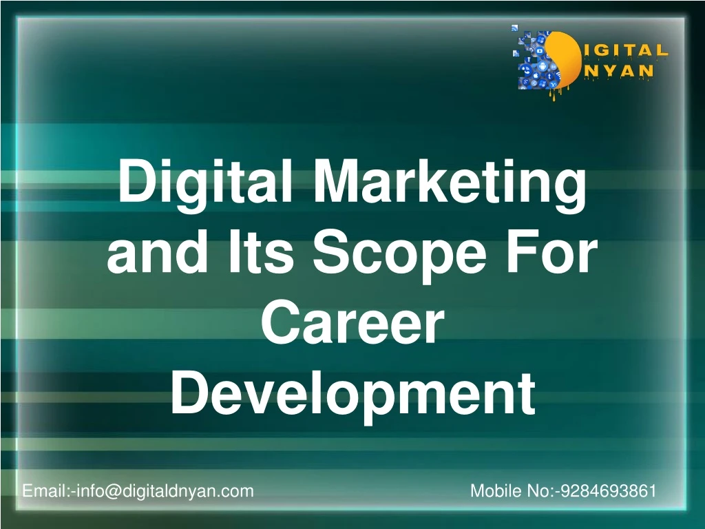 digital marketing and its scope for career