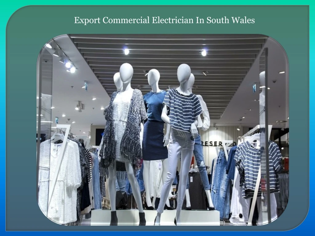 export commercial electrician in south wales