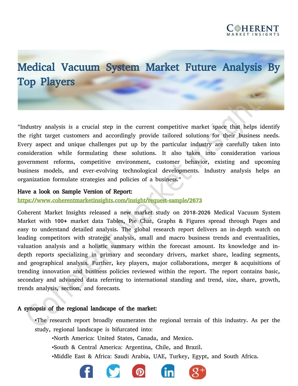medical vacuum system market future analysis