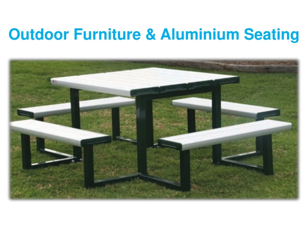 outdoor furniture aluminium seating