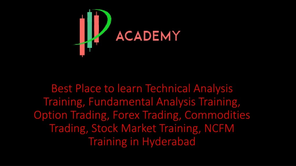 best place to learn technical analysis training