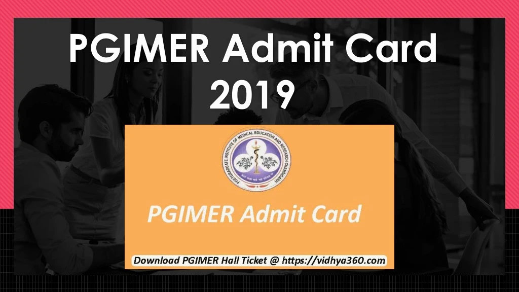 pgimer admit card 2019