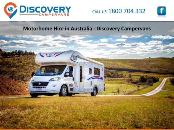 Motorhome Hire in Australia - Discovery Campervans