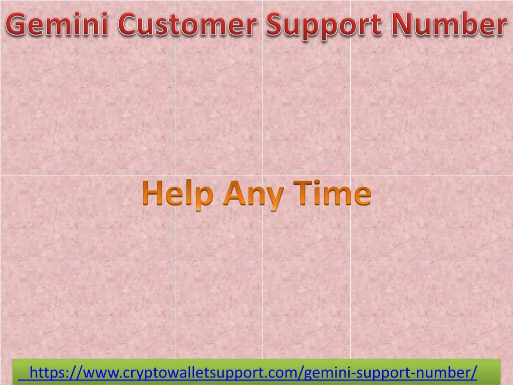 https www cryptowalletsupport com gemini support