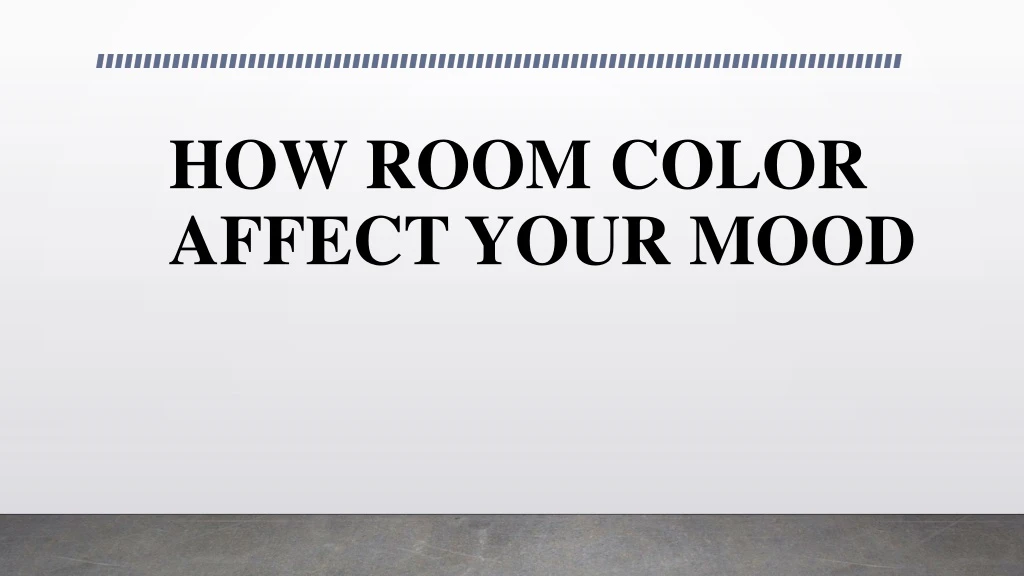 how room color affect your mood