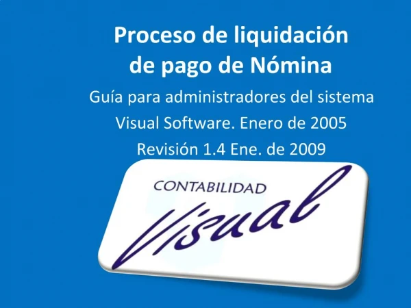 Proceso de liquidaci n de pago de N mina