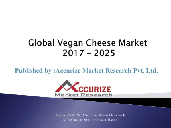 Vegan Cheese Market