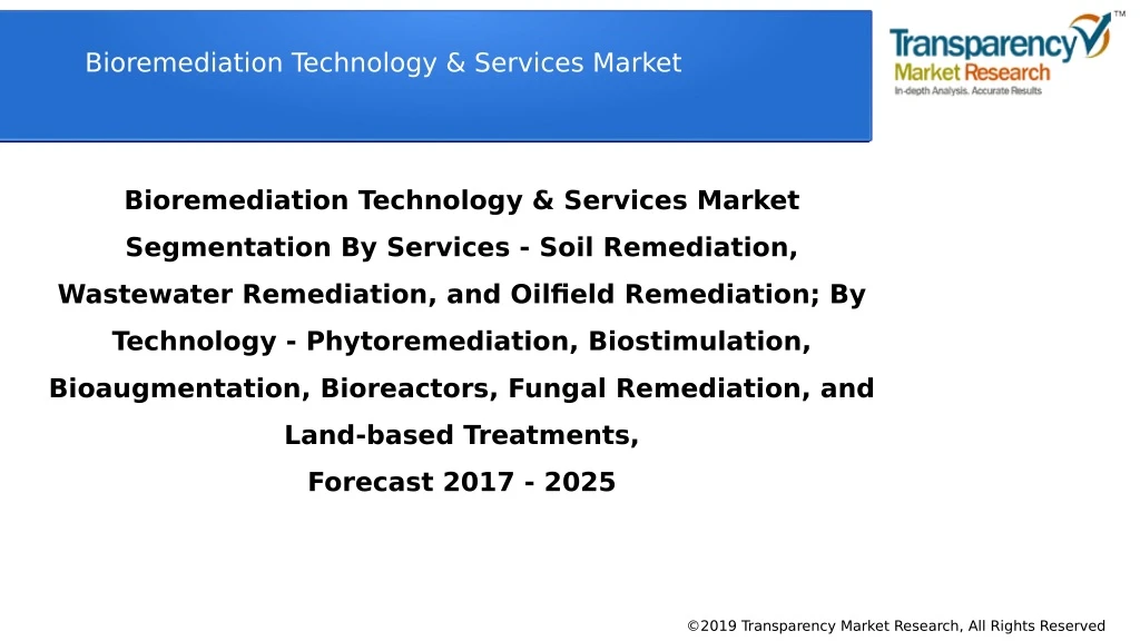 bioremediation technology services market