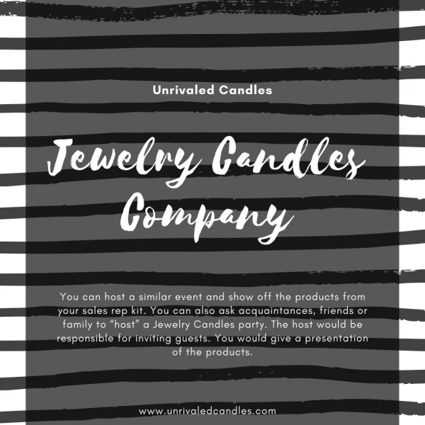 Jewelry Candles | Jewelry Candles Company