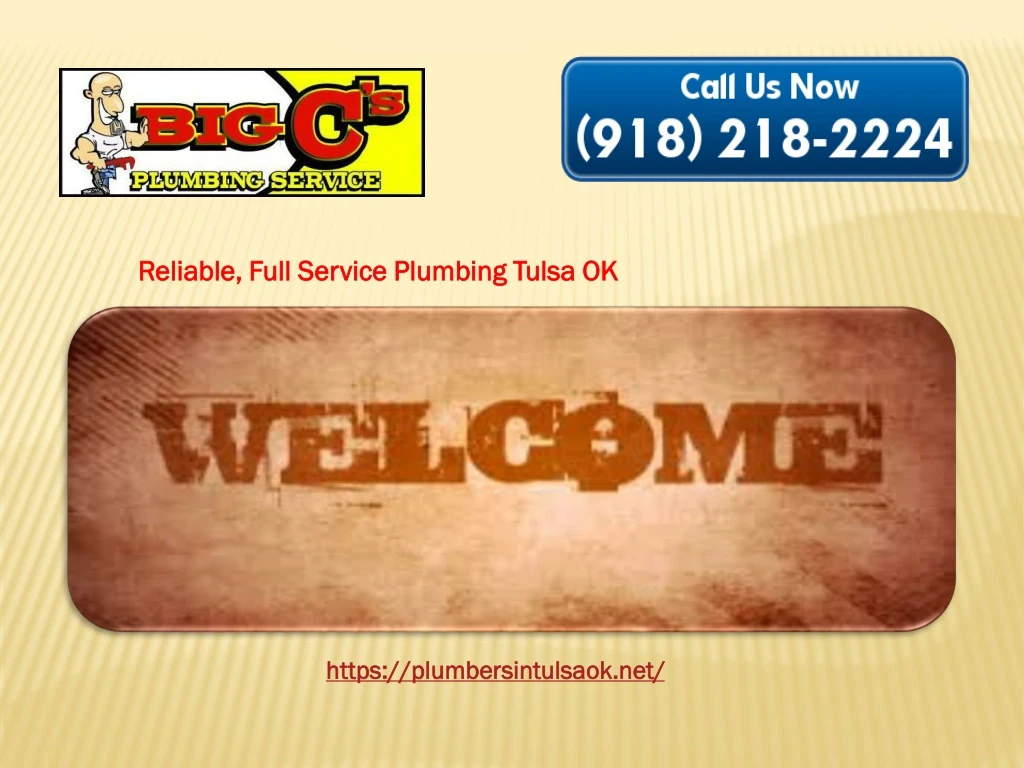 reliable full service plumbing tulsa ok