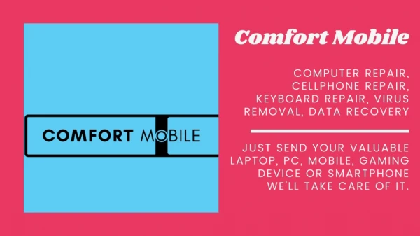 Fix Phone in Saskatoon By Comfort Mobile