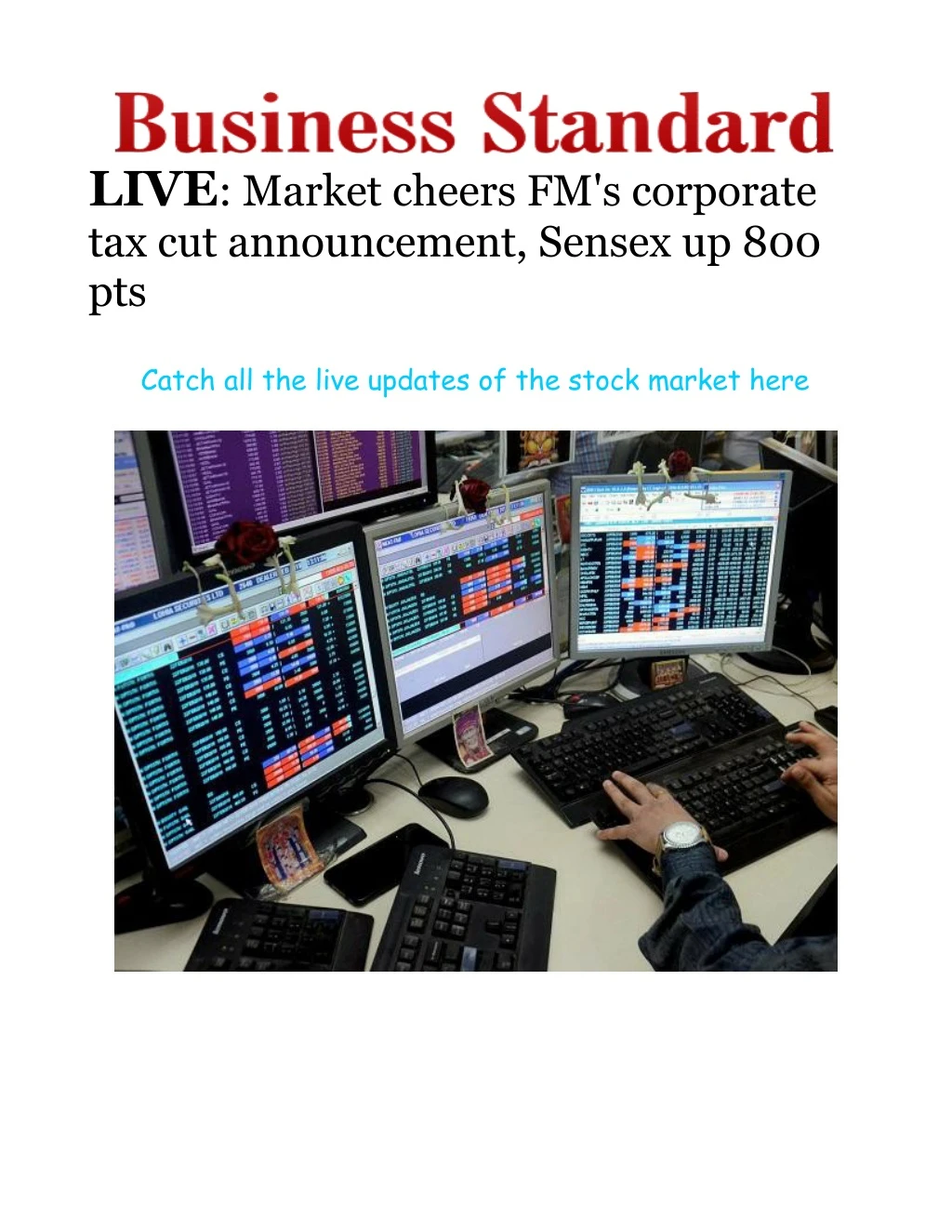 live market cheers fm s corporate