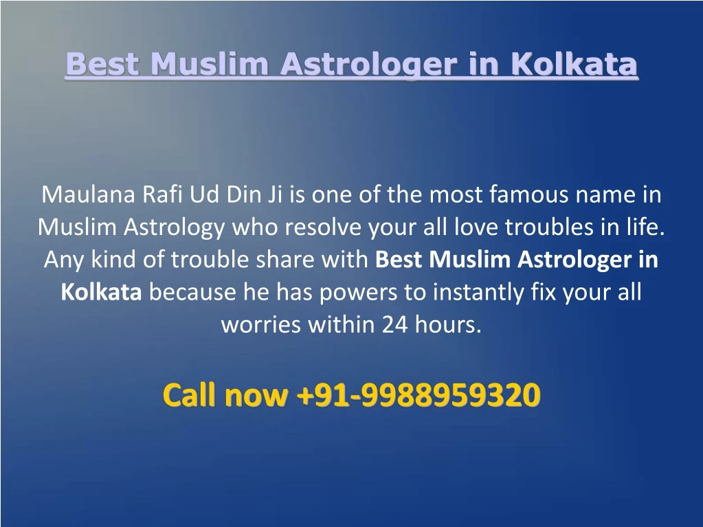 best muslim astrologer in kolkata