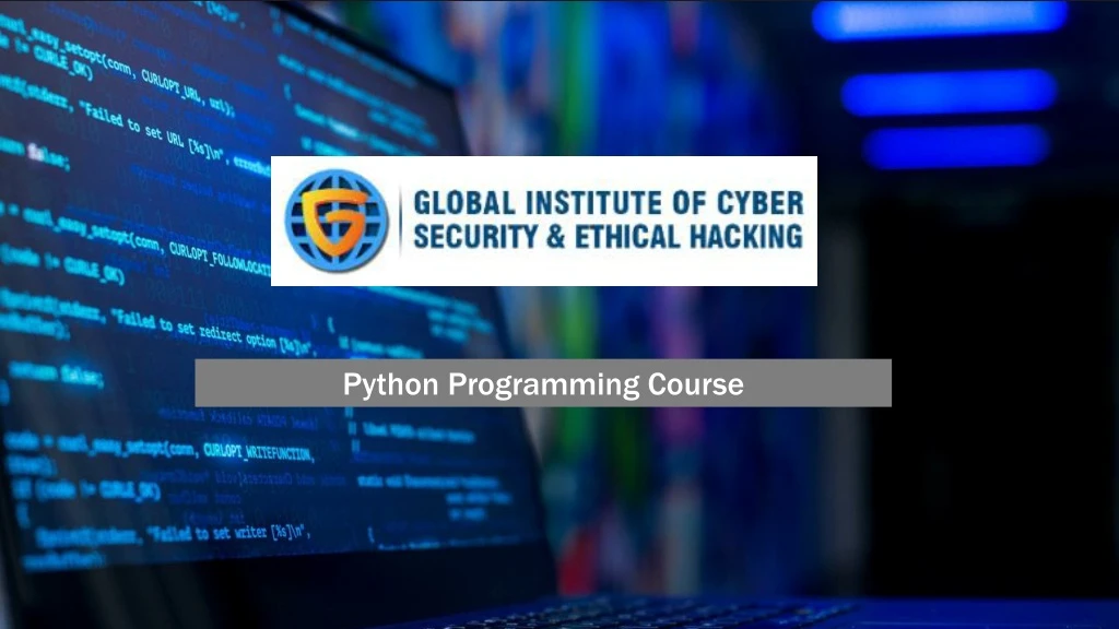 python programming course