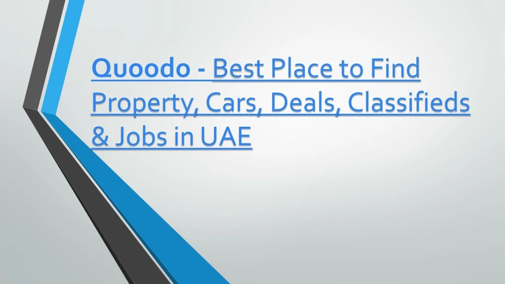 quoodo best place to find property cars deals