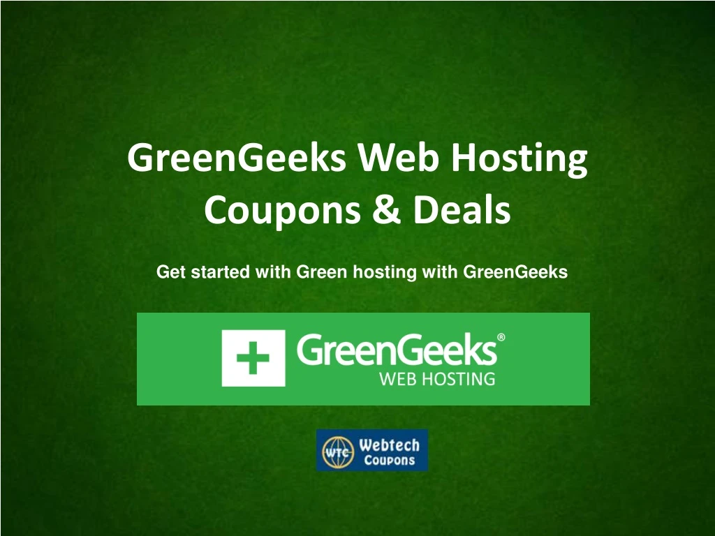 greengeeks web hosting coupons deals