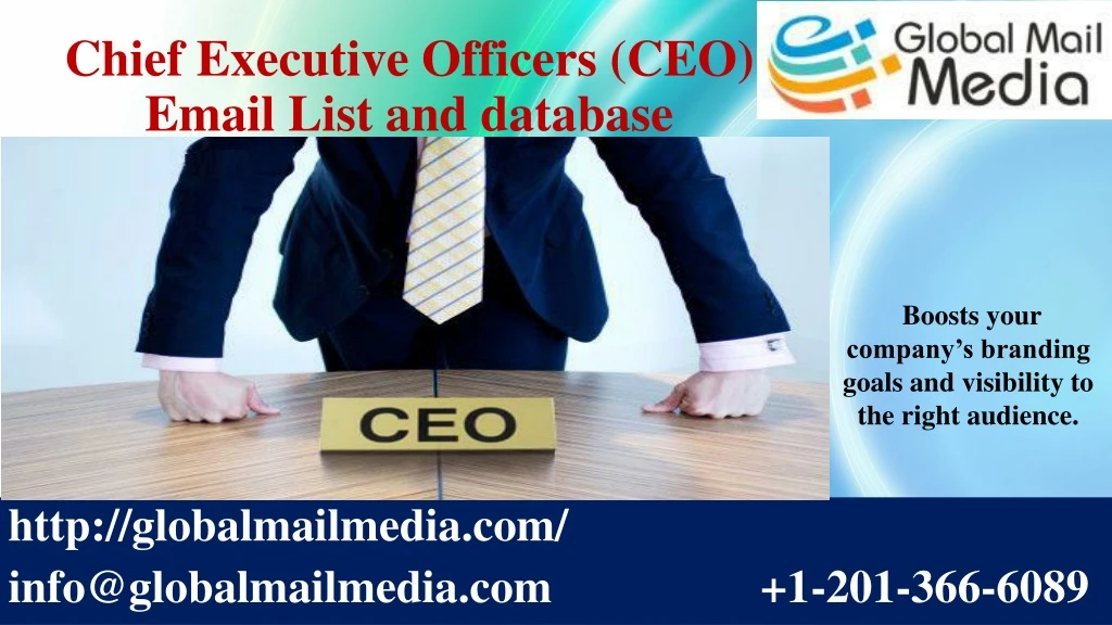 chief executive officers ceo email list and database