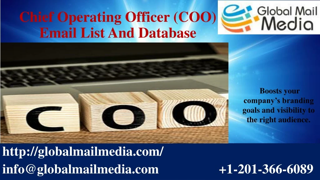 chief operating officer coo email list and database