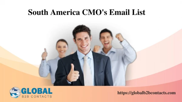 South America CMO's Email List