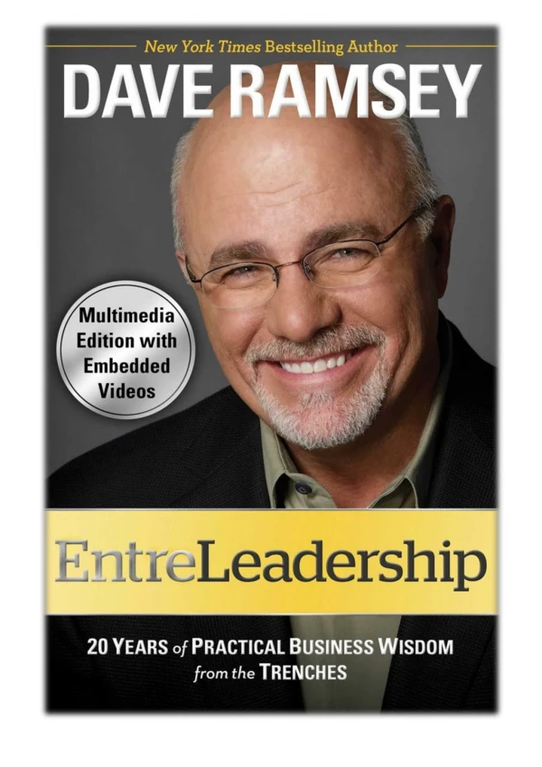 [PDF] Free Download EntreLeadership (with embedded videos) By Dave Ramsey