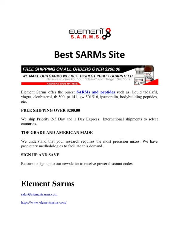 Best Sarms Site
