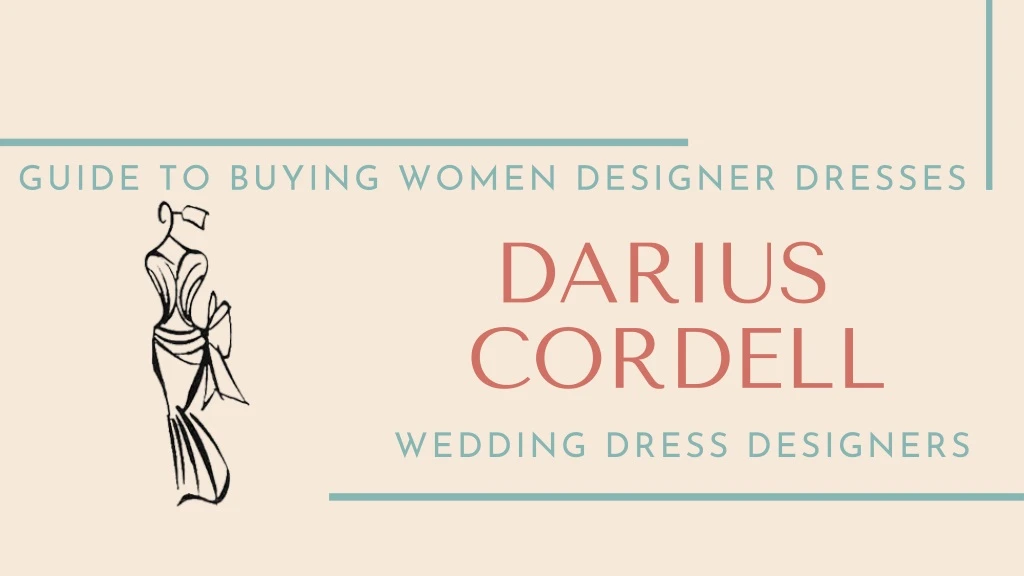guide to buying women designer dresses