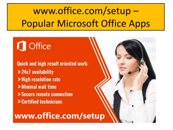 office.com/setup | Extremely safe to use and comes with Microsoft Office setup