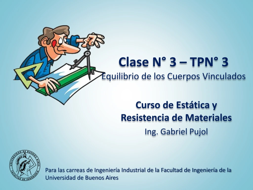 clase n 3 tpn 3 equilibrio de los cuerpos vinculados