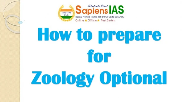 How to Prepare Zoology Optional Subject for UPSC?