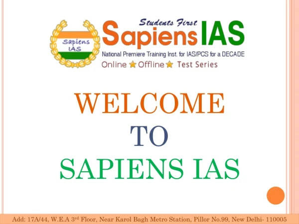 Zoology Online Classes | UPSC Zoology Optional Online Coaching | Sapiens IAS