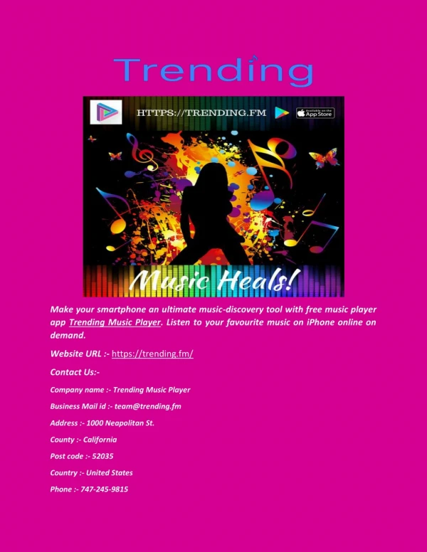 trending.fm - Best Free Music Download App