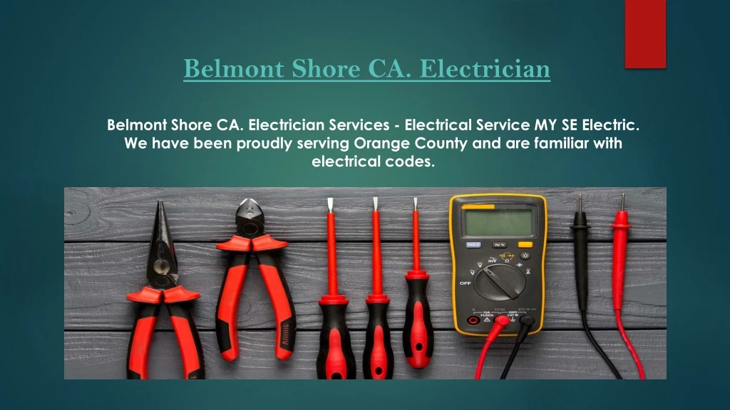 belmont shore ca electrician