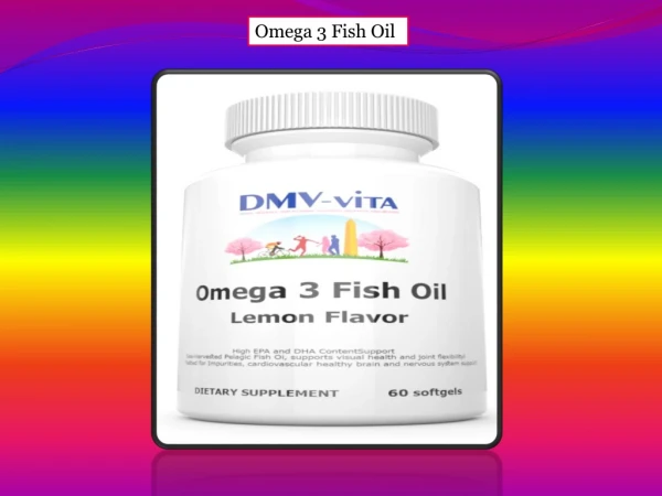 Omega 3 fish oil