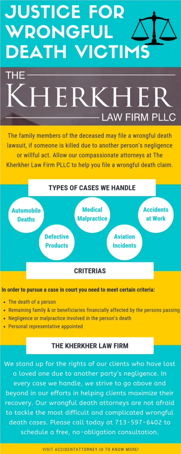 Wrongful Death Attorney in Texas - The Kherkher Law Firm