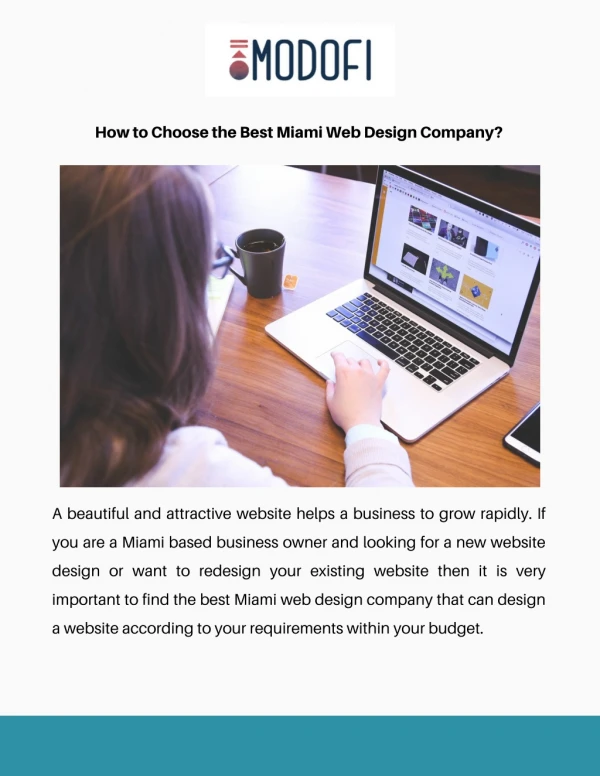 How to Choose the Best Miami Web Design Company?