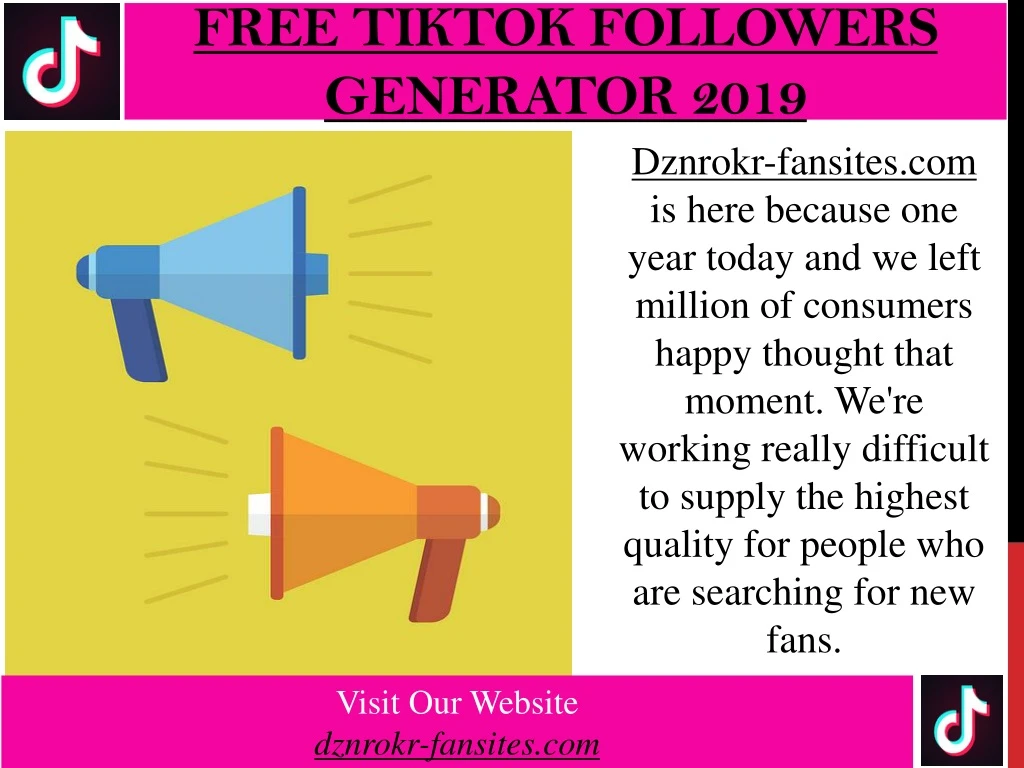 free tiktok followers generator 2019