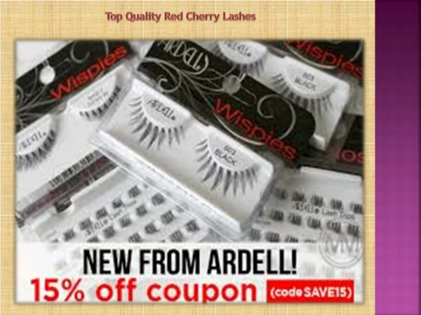 top quality red cherry lashes