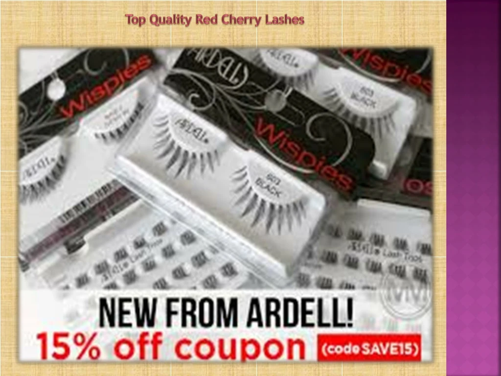 top quality red cherry lashes