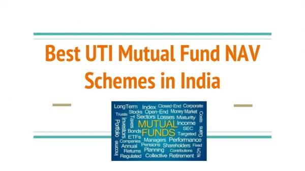 Best UTI Mutual Fund NAV Schemes in India