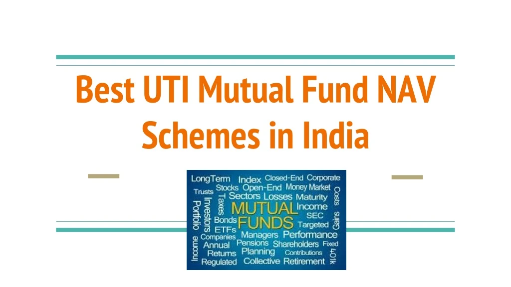 best uti mutual fund nav schemes in india