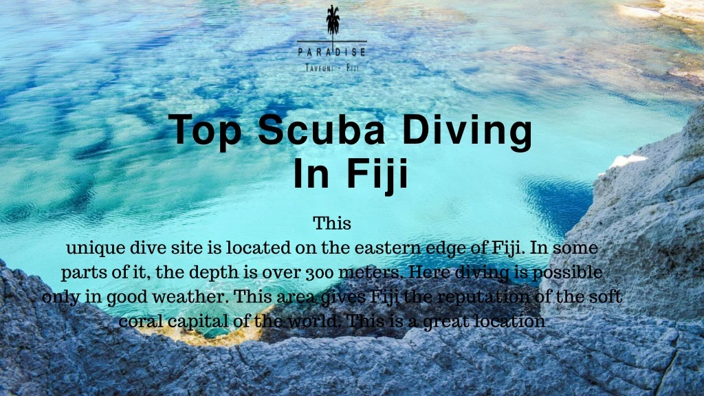 top scuba diving in fiji