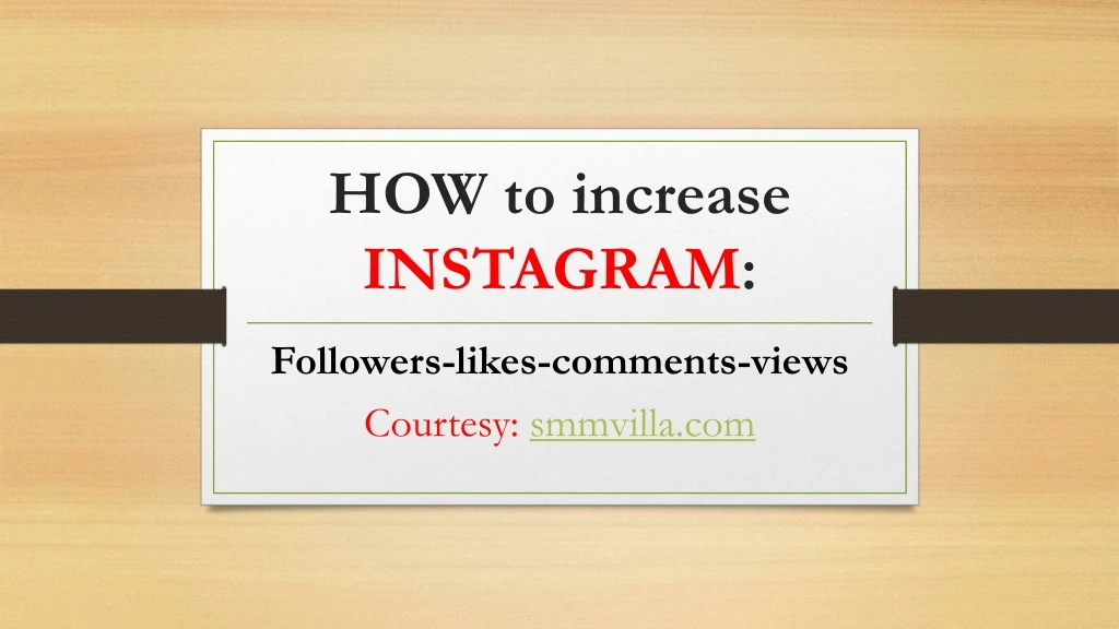 how to increase instagram