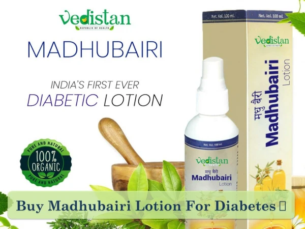 Buy Madhubairi Lotion For Diabetes By Vidzarise